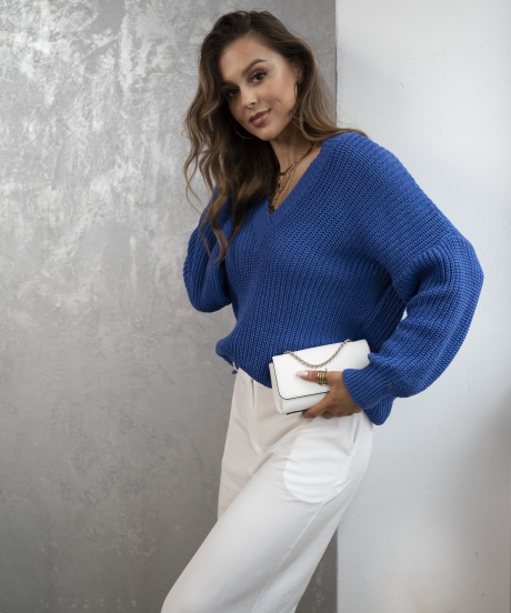 Sweter CLASSIC kobalt