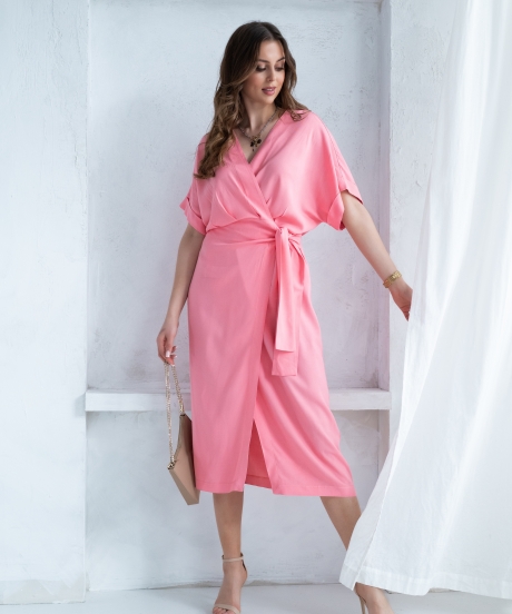 Sukienka SURABAYA MIDI róż