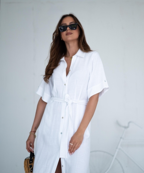 Alternative view of Sukienka RIO biała